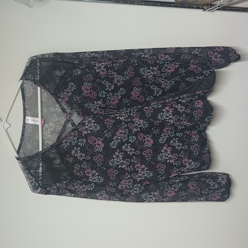 No Boundaries Sheer Long Sleeve Top